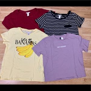 Bundle of H&M Women T-shirt XS/S